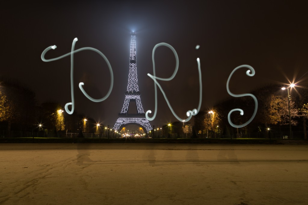 Paris light painting session