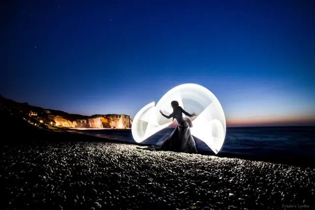 Coucher de soleil à Étretat – Frédéric Leroux photographe