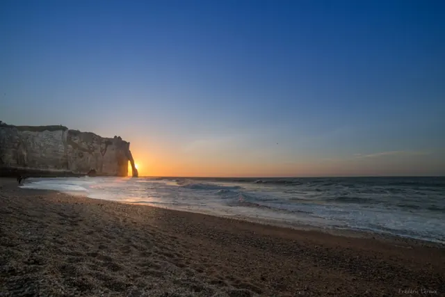 Coucher de soleil à Étretat – Frédéric Leroux photographe