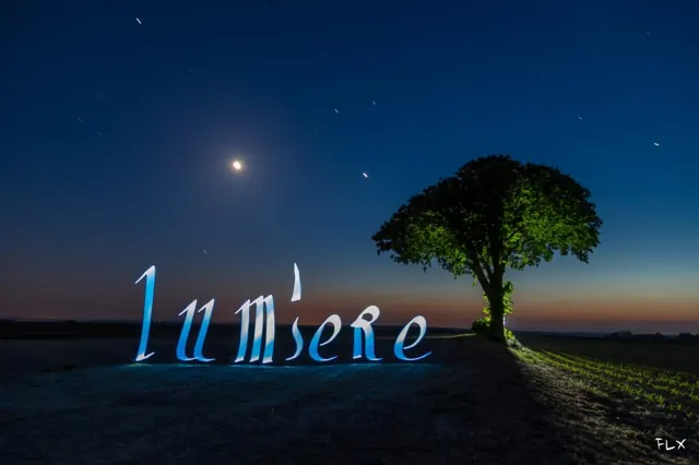 Light painting à l’arbre Carafe – Frédéric Leroux photographe
