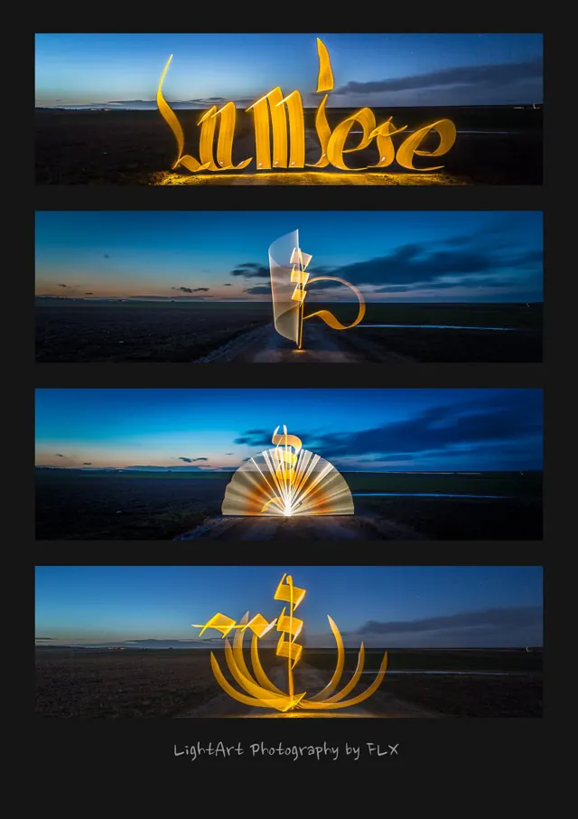 Light painting et calligraphie lumineuse – Frédéric Leroux photographe