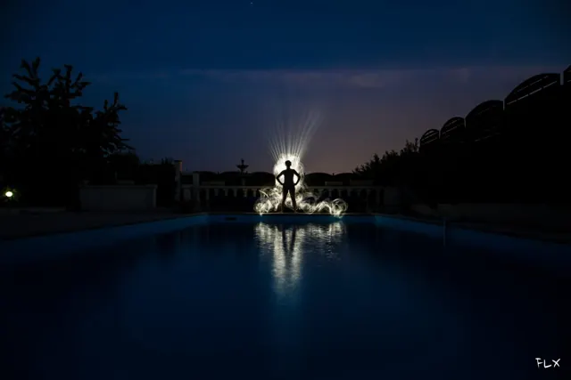 Light painting et calligraphie lumineuse – Frédéric Leroux photographe