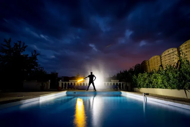 Light painting et calligraphie lumineuse – Frédéric Leroux photographe
