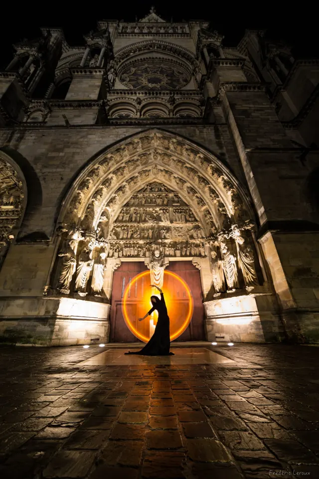 Light art à la cathédrale Notre-Dame de Reims – Frédéric Leroux photographe