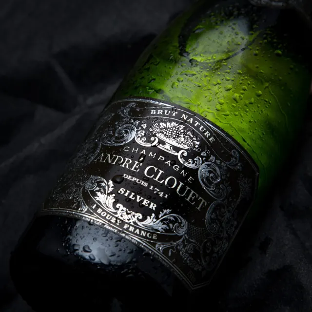 Photographie produit Champagne André Clouet, Bouzy – Frédéric Leroux photographe